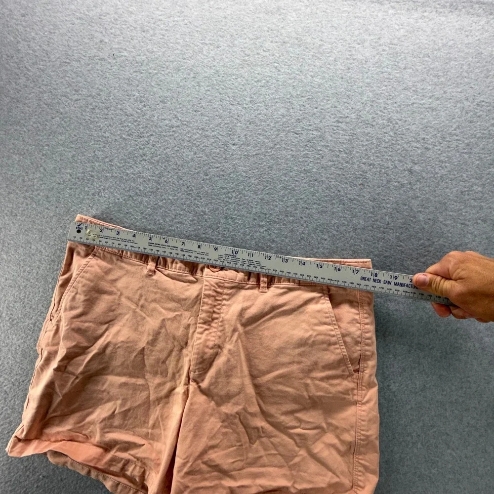 Eddie Bauer Legendwash Stretch Shorts Womens 14 Peach Coral Slightly Curvy 5in